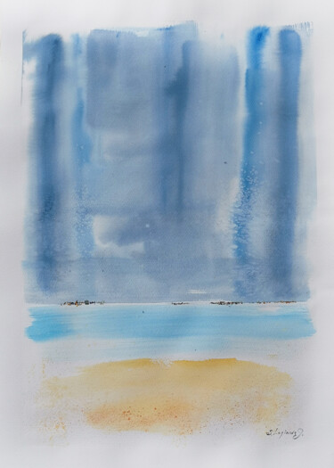 Peinture intitulée "Morning light at th…" par Annet Loginova, Œuvre d'art originale, Aquarelle