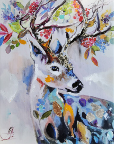 印花与版画 标题为“Animals Print set,…” 由Annet Loginova, 原创艺术品, 丙烯