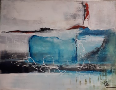 Malarstwo zatytułowany „Iceberg,Iceberg” autorstwa Tibo, Oryginalna praca, Akryl