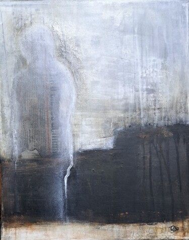 Peinture intitulée "Je suis là" par Tibo, Œuvre d'art originale, Acrylique Monté sur Châssis en bois