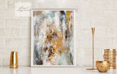 Texture wall art, Contemporary wall art, Marble painting Картина под названием "Texture wall art, C…" - Annet Loginova, Подлинное произведение искусства, Масло