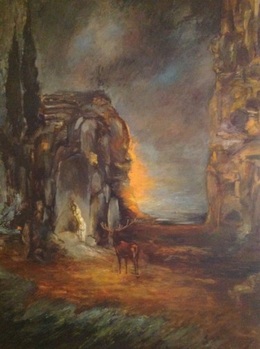 Peinture intitulée "D'impeto" par Anna Spada, Œuvre d'art originale, Huile