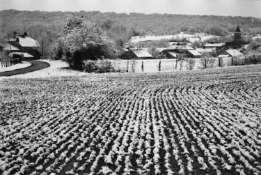 Fotografie getiteld "Snow landscape" door Annette Van Casteren, Origineel Kunstwerk, Film fotografie