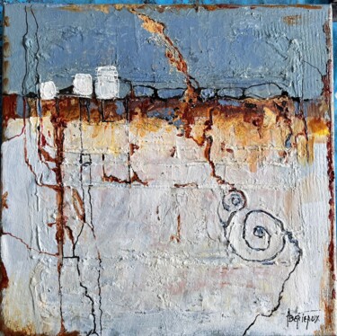 Painting titled "LIAN 230524" by Annick Berteaux, Original Artwork, Acrylic Mounted on Wood Stretcher frame