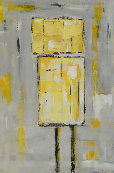 Painting titled "Cubé.jpg" by Annick Bouhan, Original Artwork, Acrylic