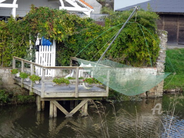 Fotografie getiteld "AU BONHEUR DU PÊCHE…" door Annick Couëdel, Origineel Kunstwerk, Niet gemanipuleerde fotografie