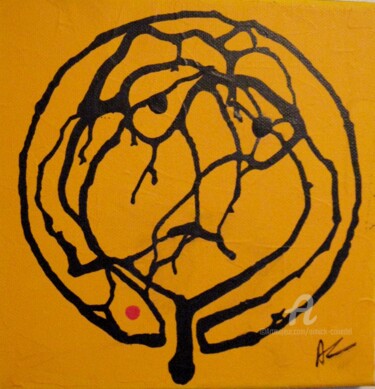 Peinture intitulée "LA VIE EN ROSE" par Annick Couëdel, Œuvre d'art originale, Acrylique