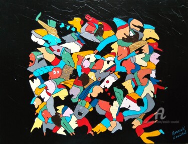 绘画 标题为“ALLEGRO APPASSIONATO” 由Annick Couëdel, 原创艺术品, 丙烯