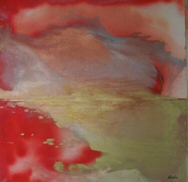 Peinture intitulée "La terre parrallèle" par Annick Redor, Œuvre d'art originale, Bombe aérosol