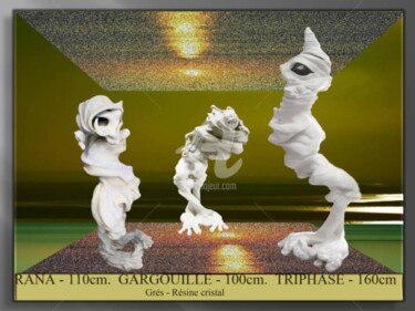 Sculpture intitulée "Torsions" par Annick Samaurow, Œuvre d'art originale