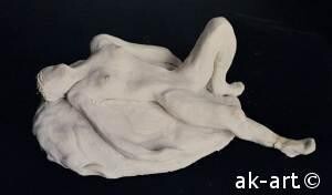 Sculpture intitulée "Fleur de roche." par Annick Terwagne, Pastelliste De La Fémin, Œuvre d'art originale, Autre
