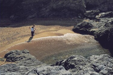 Photographie intitulée "Sion - La plage." par Annick Terwagne, Pastelliste De La Fémin, Œuvre d'art originale