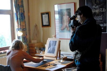 Photographie intitulée "Sous le regard de l…" par Annick Terwagne, Pastelliste De La Fémin, Œuvre d'art originale, Autre