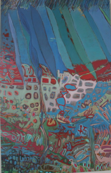 Malerei mit dem Titel "Douceur 2" von Annick Zimmermann, Original-Kunstwerk, Acryl