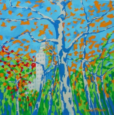 Painting titled "Central Park West 2…" by Annick Mckenzie, Original Artwork
