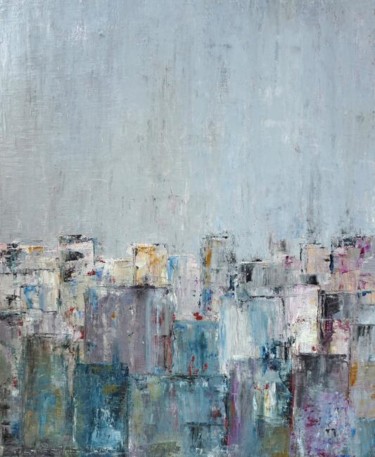 Painting titled "Metropolis" by Annick, Original Artwork