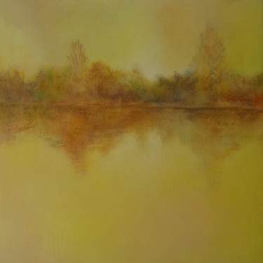 Painting titled "Reflets..." by Annick, Original Artwork