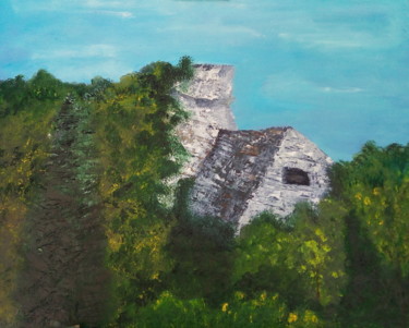 Painting titled "troglodyte Haute Is…" by Annie, Original Artwork