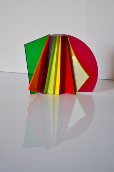 Sculpture intitulée "plisse-vrr-2.jpg" par Annie Brunetot, Œuvre d'art originale, Autre