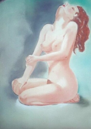 Painting titled "SENSUALITE" by Annie Dite Ana Maillet, Original Artwork