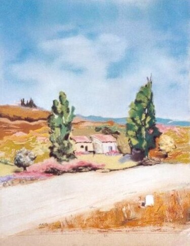 Peinture intitulée "LA PROVENCE" par Annie Dite Ana Maillet, Œuvre d'art originale