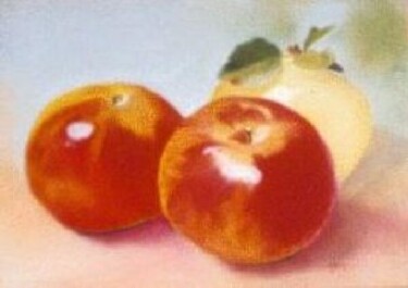 Painting titled "FRUITS" by Annie Dite Ana Maillet, Original Artwork
