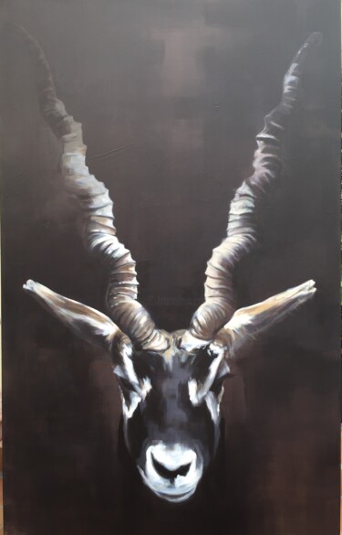 Peinture intitulée "Impala" par Annie Lanoy, Œuvre d'art originale