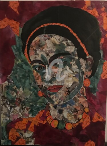 Peinture intitulée "Frida" par Annie Predal, Œuvre d'art originale, Autre
