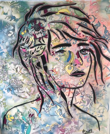 Pintura intitulada "Émotion" por Annie Predal, Obras de arte originais