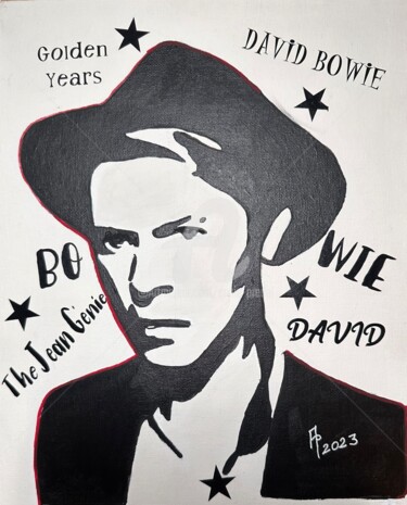 "David Bowie2" başlıklı Tablo Annie Predal tarafından, Orijinal sanat, Akrilik
