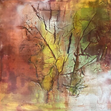 Peinture intitulée "Branchage" par Annie Proust, Œuvre d'art originale, Acrylique