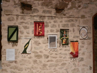 Art textile intitulée "GALERIE LES SEPT PE…" par Agni 2001, Œuvre d'art originale