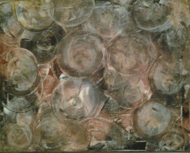 Malerei mit dem Titel "RONDS EN SCENE" von Annie Barrier, Original-Kunstwerk, Acryl