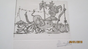 印花与版画 标题为“Recueil sueno y men…” 由Christian Reuter, 原创艺术品, 蚀刻