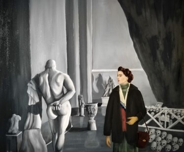 Peinture intitulée "Viaggio in Italia" par Annita Luxon, Œuvre d'art originale, Huile