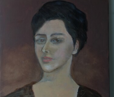 Painting titled "Portrait Livia" by Ann Lahti, Original Artwork