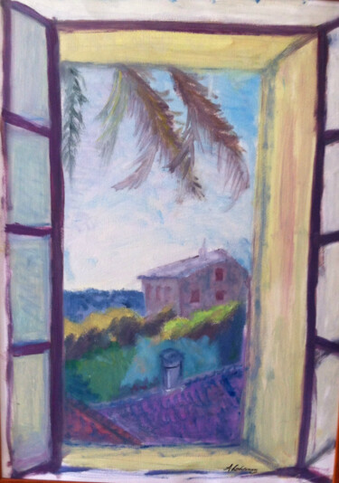 Painting titled "Provence - Heath -…" by Ann Lahti, Original Artwork