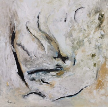 Pittura intitolato "Dessin dans une gro…" da Anna Perjan, Opera d'arte originale, Olio