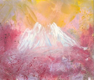 Painting titled "Volcano" by Ann Snow, Original Artwork