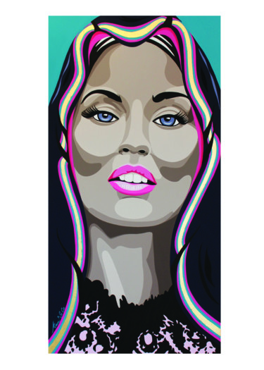 Litho " Madone émoi " 70x50 cm © par Ann'SoCo