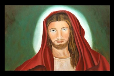 Painting titled "CRISTO" by Annuccia Ghisi, Original Artwork