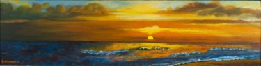 Painting titled "TRAMONTO IN FLORIDA" by Annuccia Ghisi, Original Artwork