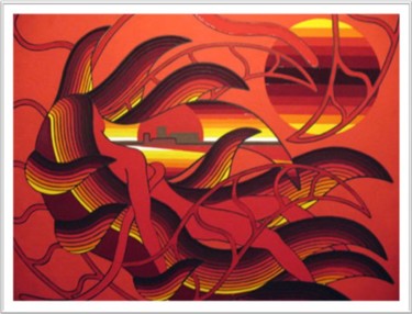 Painting titled "08-ROSSO.jpg" by Francesco Venier, Original Artwork