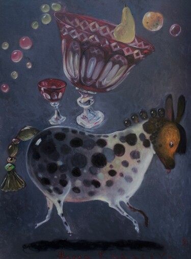Euphorie (3) Painting titled "Euphorie (3)" by Hanna Karaleva, Original Art, Oil