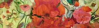 Pintura intitulada "Just red" por Hanna Karaleva, Obras de arte originais, Óleo