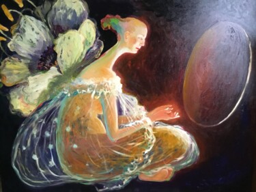 Pintura intitulada "Creation 2" por Hanna Karaleva, Obras de arte originais, Óleo