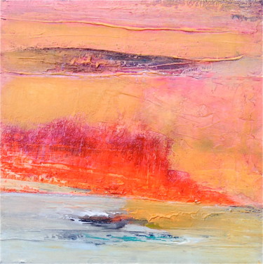 Peinture intitulée "summer-colors-1" par Anny Aguiar, Œuvre d'art originale, Huile
