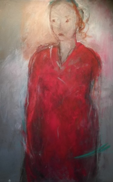 Painting titled "gloria" by Anne Dromard, Original Artwork, Acrylic