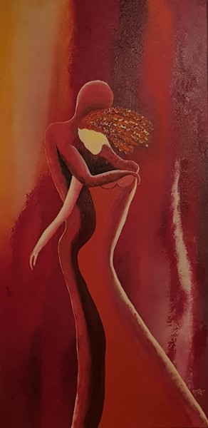 Peinture intitulée "Invitation à la dan…" par Anny Burtscher-Beaudoin, Œuvre d'art originale, Acrylique