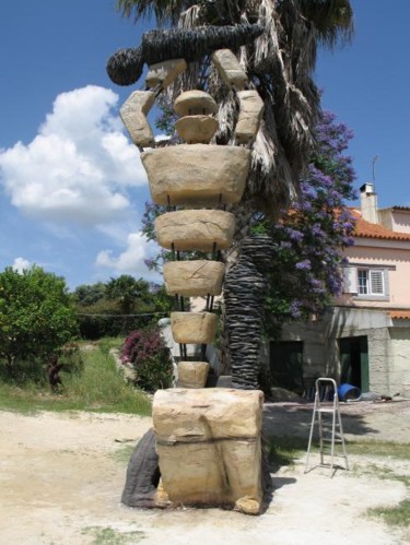 Sculpture titled "Sedição" by A.Nogueira, Original Artwork, Mixed Media